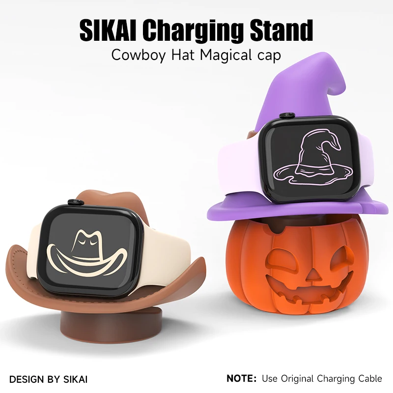 

Силиконовая подставка для зарядного устройства для часов SIKAI для Apple Watch Ultra 10 9 8 7 6 SE 5, держатель зарядной станции 49 мм 45 44 42 мм 41 40