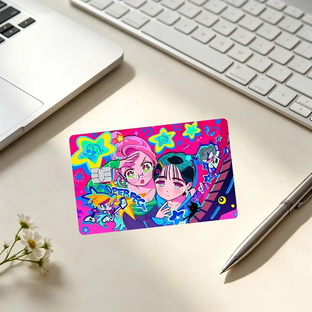 Anime A-alien Stage Card Stickers Credit Card DIY Card Protector Stickers Waterproof Film Skin Cover