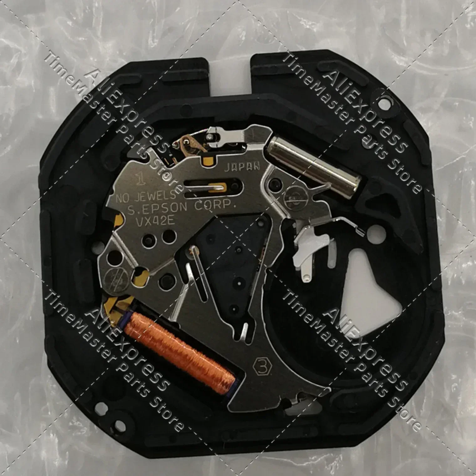 Механизм часов, японский новый кварцевый механизм vx42e, vx42, 3 стрелки, 3-точечный календарный механизм