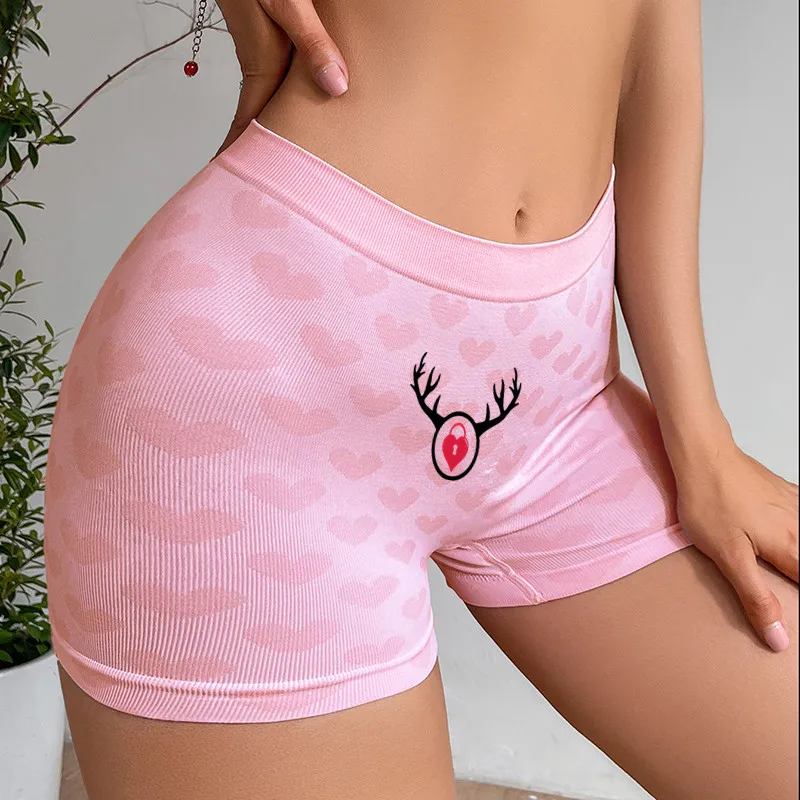 Sexy Hot Panties for Women Cuckold Antlers Cute Knitting Underwear Female Bedroom High-waisted Comfortable Breathable Panties