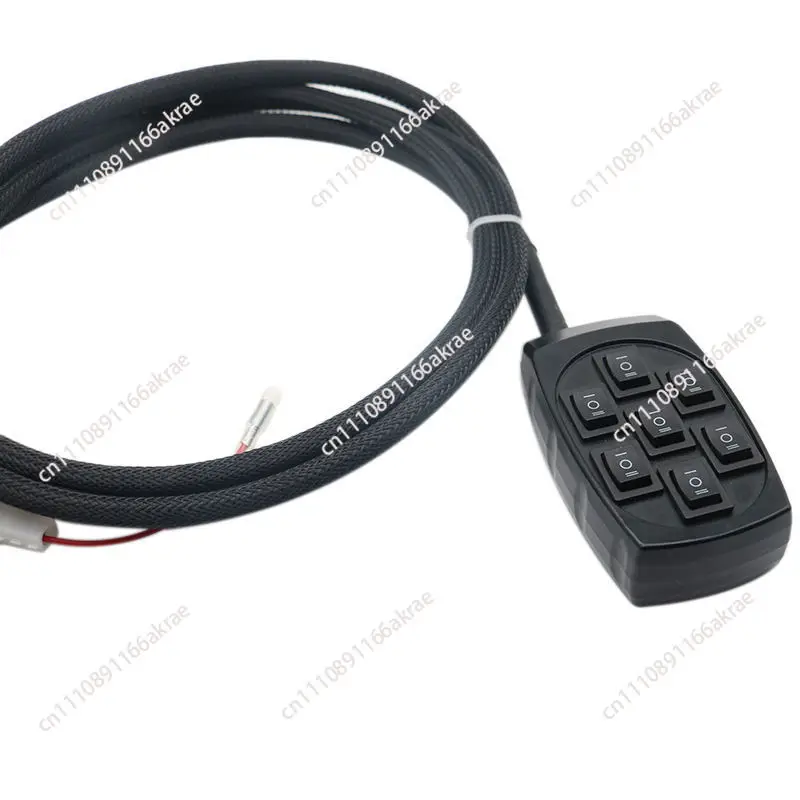 for AVS Switch Box DC12V 7 Button Air Ride Suspension Manual Controller Switch Valve Replacement Controller