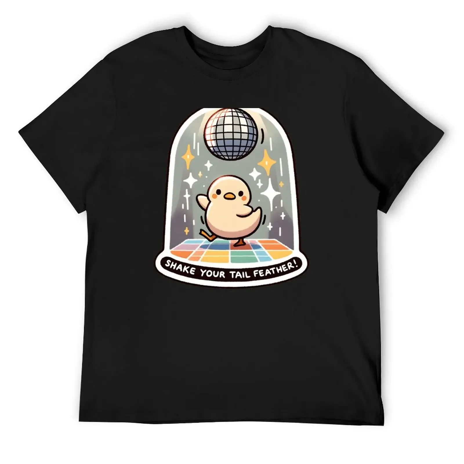 Disco Duck Dance Party T-Shirt plus sizes cheap stuff slim fit t shirts for men