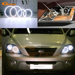 Per Kia Sorento I BL Facelift 2006 2007 2008 2009 Eccellente COB Ultra Luminoso Led Angel Eyes Kit Halo Anelli Luce diurna