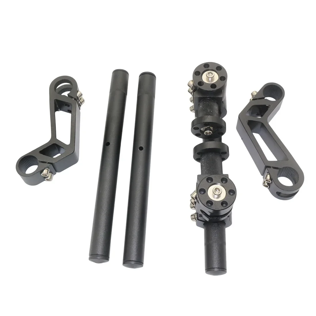 USERX Universal Honda Grom MSX 125 Handle Bar Set Style Robot Color : Black/Yellow/Red