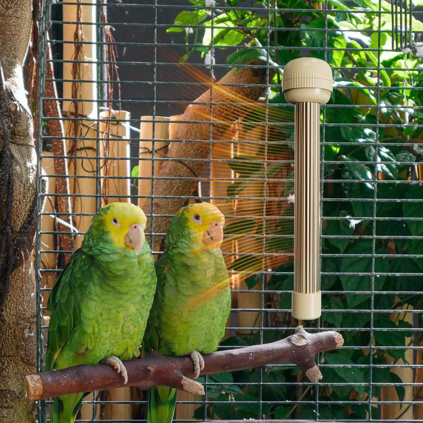 Bird Heating Perch Stand Warmer Cage Bird Heater Anti Bite Pet Supplies keep warm For Nighttime Conure Hammock Indoor Aviary