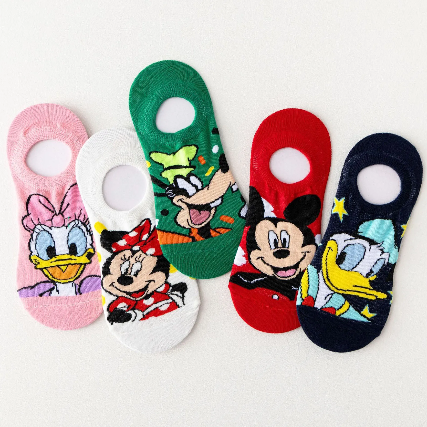 

5/10Pairs Potdemiel Disney Men Women Casual short boat Socks Cartoon Anime Hip Hop Street Fashion Novelty Funny Sock