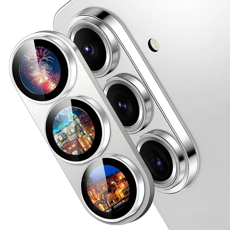 Metalen gehard glazen camerascherm Volledige beschermhoes voor Samsung Galaxy S26+ S26 Sterke adsorptie Cameralensbeschermer