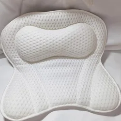 Slip Bath Pillow with Suction Cups Tub Neck Back Support Headrest Pillows Thickened Home Cushion Accersory Jacuzzi