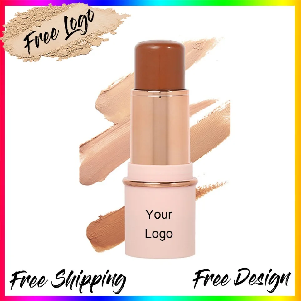 

Pink Tube Waterproof Sweatproof Concealer Stick Vegan Makeup Private Label Foundation Stick Custom Logo Wholesale