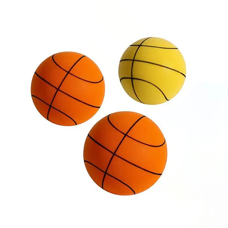 Silent Basketball High Density Foam Ball Indoor Mute Soft Sponge Ball Safe for Younger Children Basketball Training Equipment