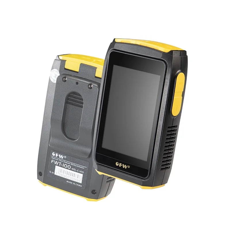 OFW OTDR Active Fiber Live Test, 1550nm, 20dB, FTTH Fiber Optic Reflectometer, Touch Screen VFL, OPM FWT-100