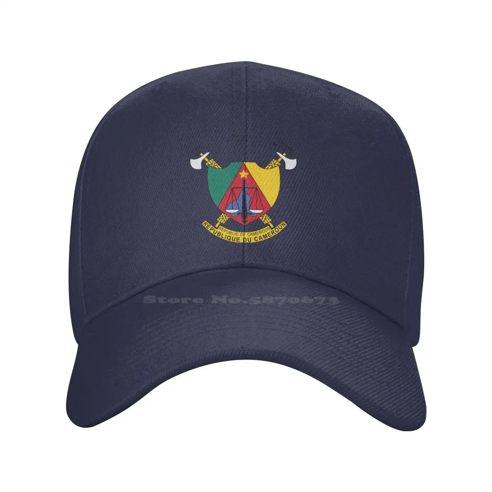 Cameroon Top Quality Logo Denim cap Baseball cap Knitted hat