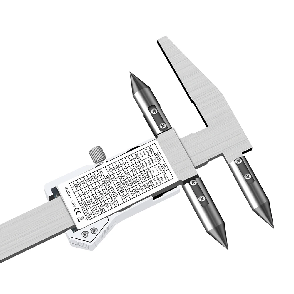 Center Distance Digital Caliper Measuring Range 10-150 10-200 10-300mm Edge To Center Distance Digital Caliper  Measuring Tools