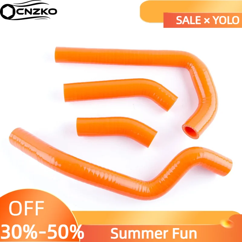 

CNZKO для 2008-2012 KTM 450XC 525XC 450 525 XC мотоциклетный силиконовый радиатор, трубка охлаждающей жидкости, комплект шлангов