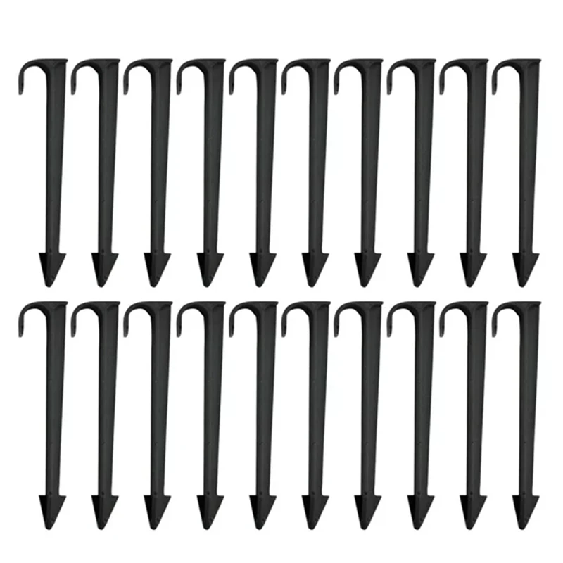 50PCS Ground Rod Fixed Rods, Garden Irrigation Hose Anchors, Fixed Pile Pipe Brackets, Pipe Brackets For Garden Easy To Use