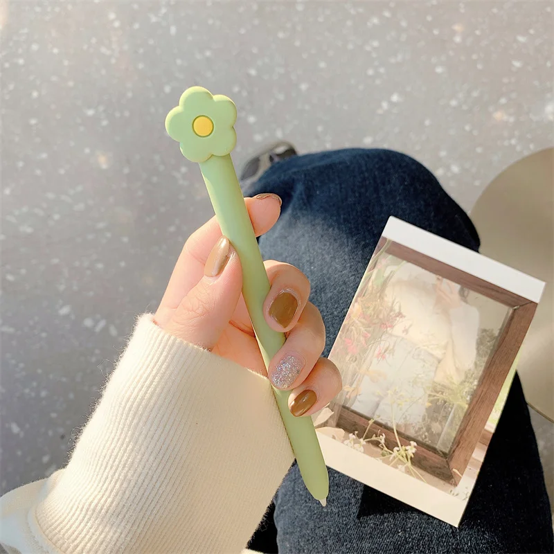실리콘 연필 케이스 Apple Pencil 1세대 또는 2세대 또는 연필 USB-C 또는 연필 프로용 귀여운 태블릿 스타일러스 보호 커버