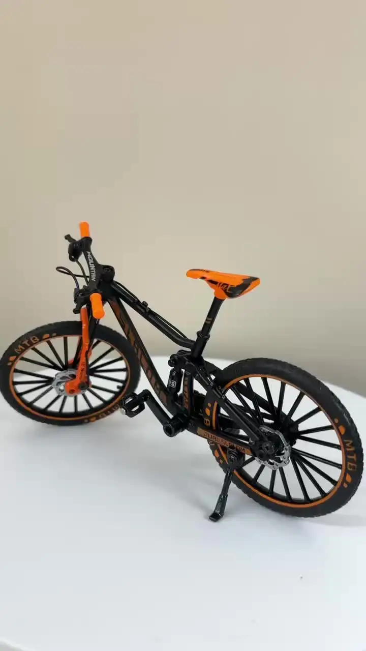 Mini Vélo De Montagne En Alliage – Modèle Réduit 19 Cm – Ornement Détaillé – Décoration Bureau Ou Voiture – Cadeau Collectionneur