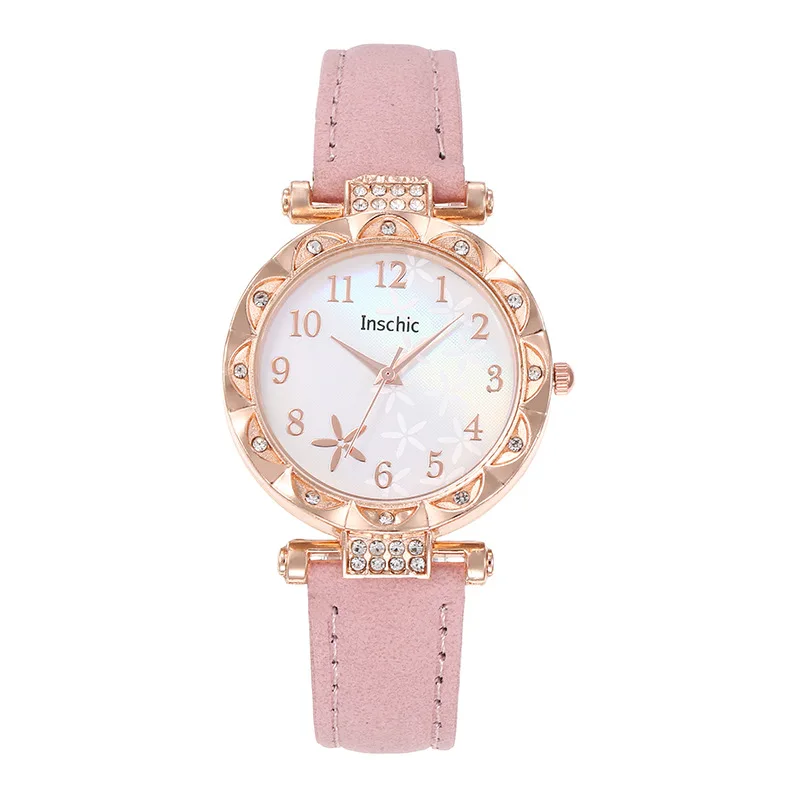 Women's Starfish Dial Versatile Women's Watch Ins Style Fashion Trend Quartz Leather Belt Watch