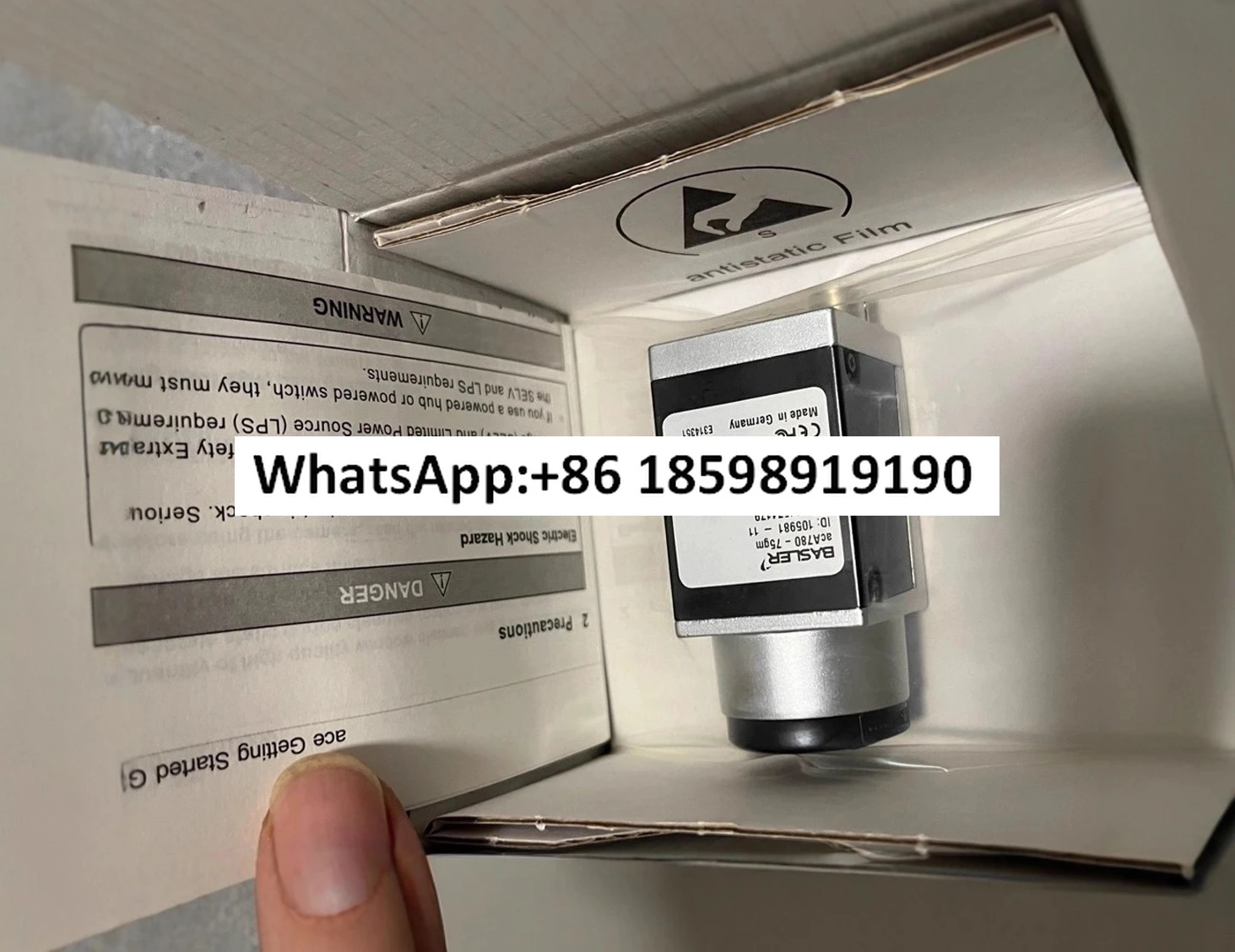 German new original acA780 75gm black and white aca780 75gc color, can be wired