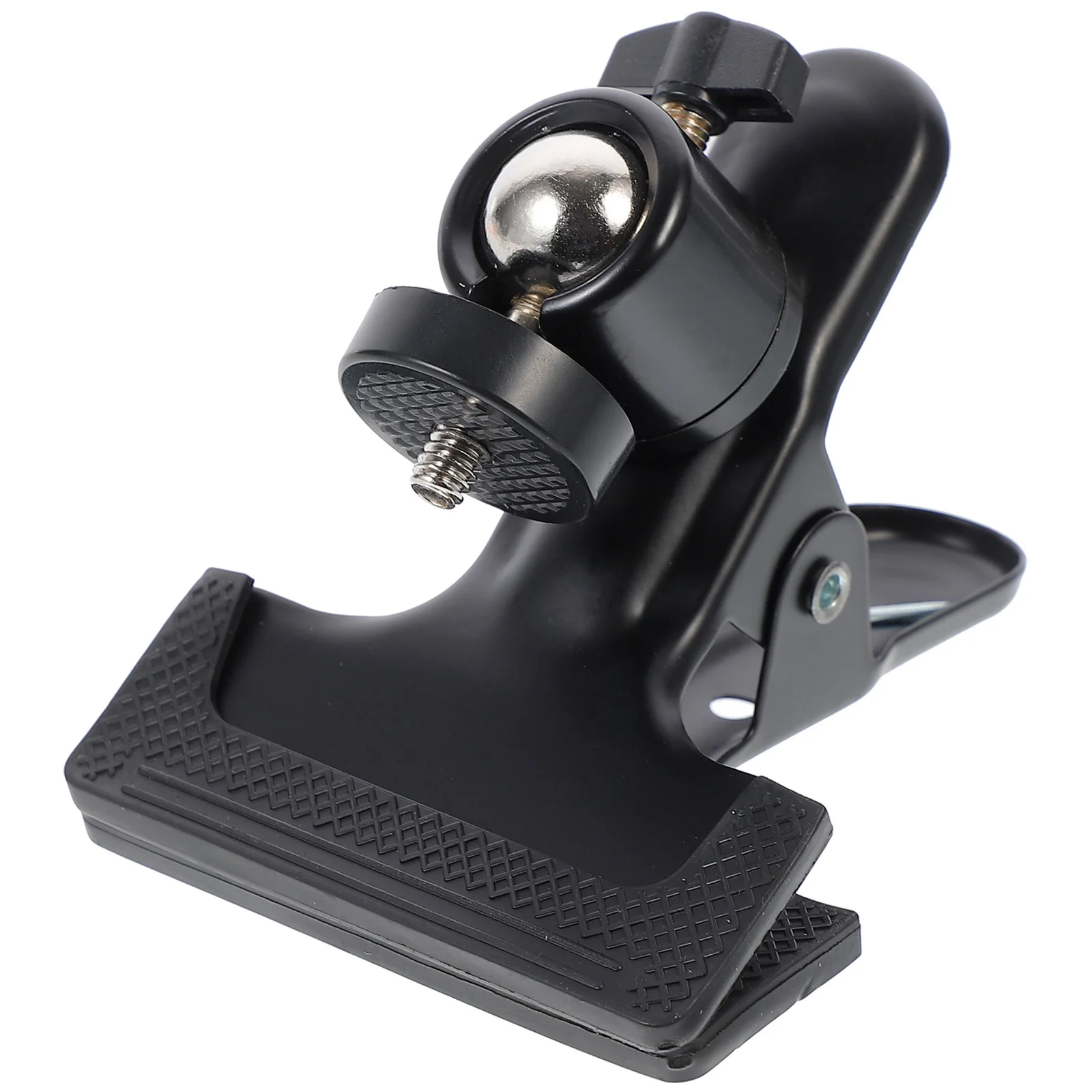 Ball Head Mount Camera Clamp Metal Plastic Durable Pan Tilt Clip Holder for Tripod Light Stand Flash Accessories