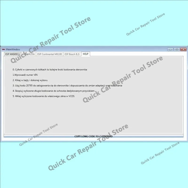 2026 hot sell for VW ABS ESP long code calculator helper MK60EC1 ABS ESP long code calculator software + unlimited installation