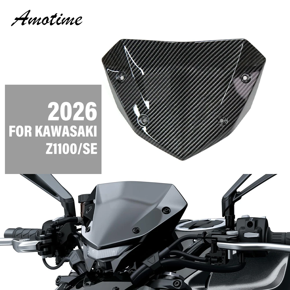 Für KAWASAKI Z1100 SE Z 1100 2026- Motorrad Windschutzscheibe Visier Windschild Abdeckung Doppelblase Windabweiser Schutz