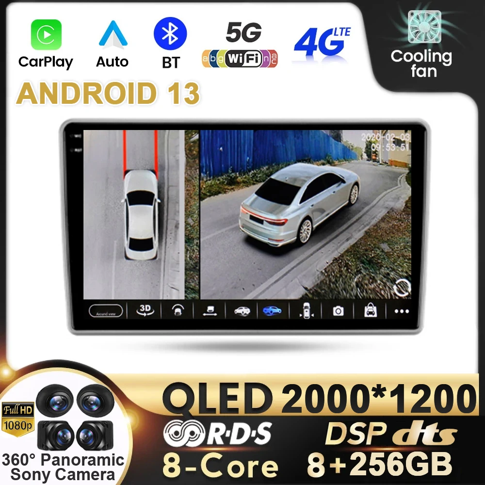 Android 13 System Car Radio 8G+256G For GAZ Gazelle Next 2013 - 2021 Multimedia Video Player Navigation GPS No 2din 2 din DvD BT