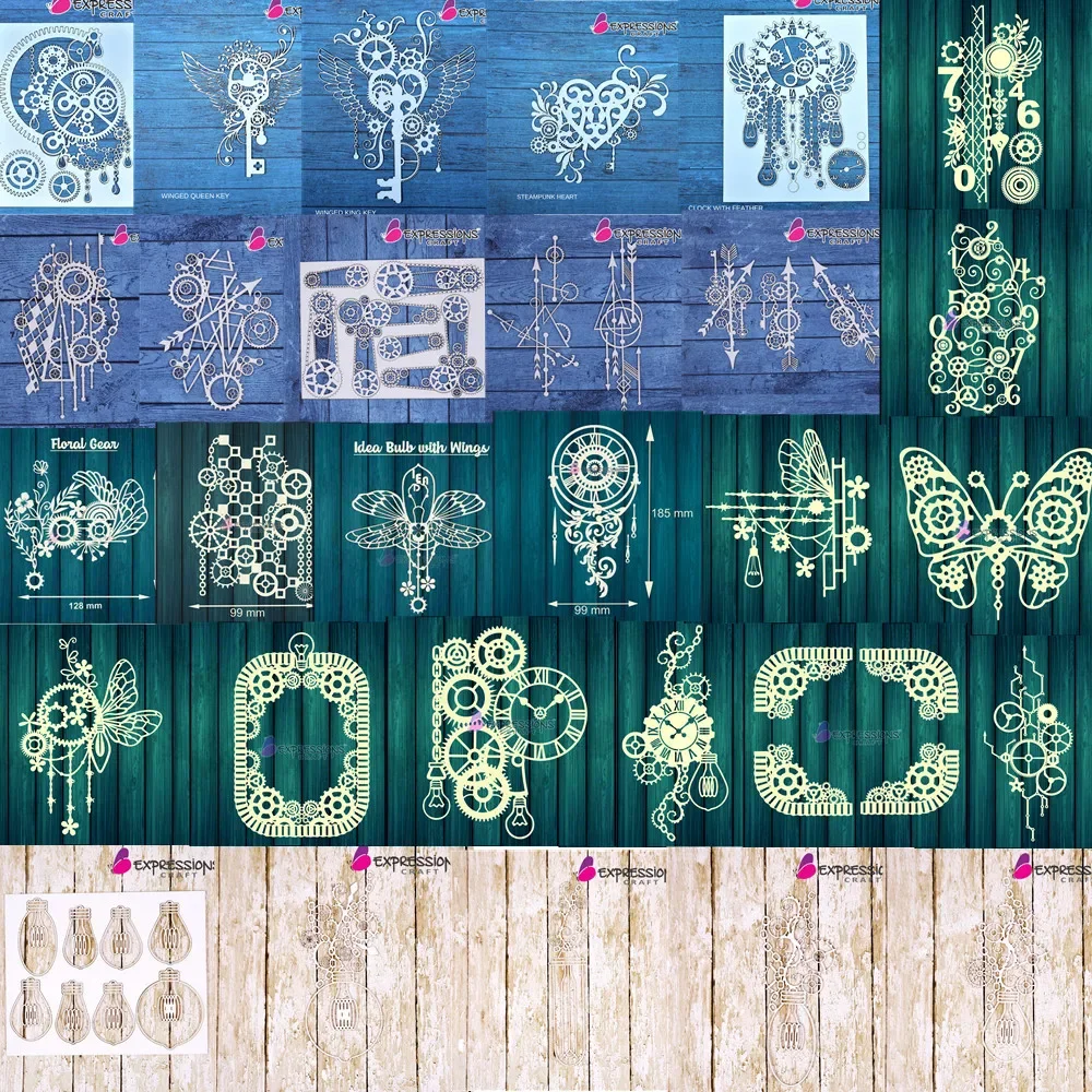

New Steampunks Metal Cutting Dies For Decorating Scrapbook Diy Paper Card Album Mould Embossing Craft Dies
