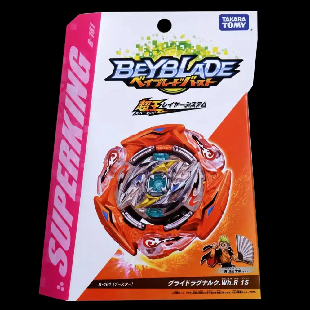 

GENUINE TAKARA TOMY BEY Burst SuperKing Booster B-161 Glide Ragnaruk. Wh.R 1St BLADE