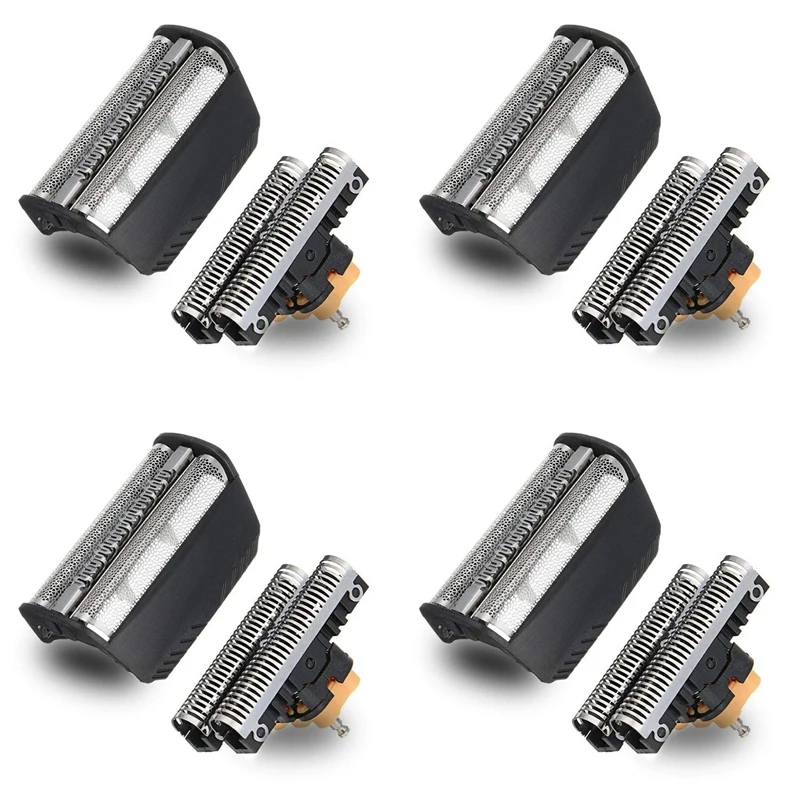 

4X Replacement Shaver Foil Cutter Blade 30B For BRAUN 330 199 197S-1 195S-1 4845 4745 5743 7516 7475 7493 7763 7783