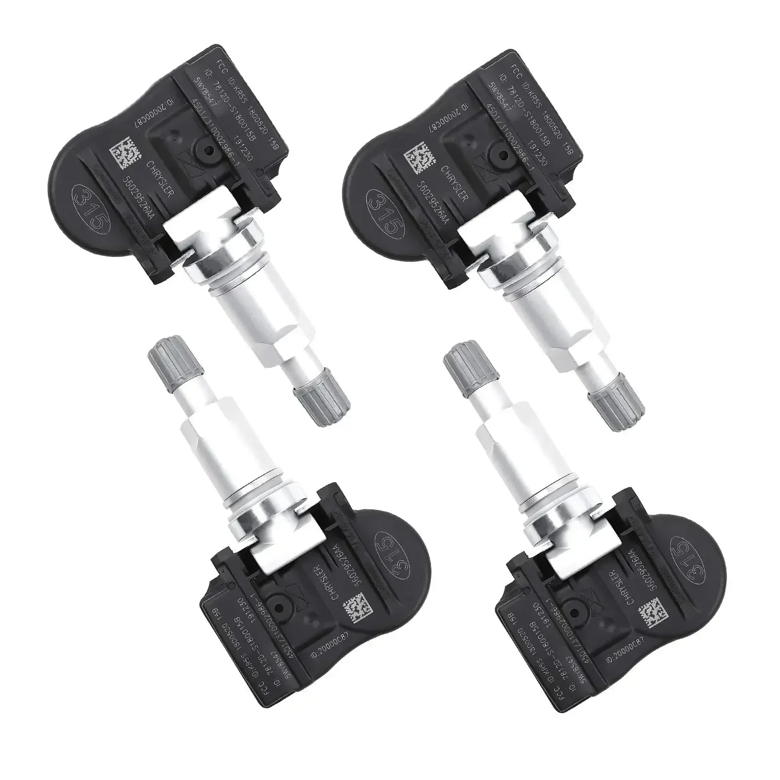 

8 SETS Tire Pressure Sensor 4-Pieces for Jeep Grand Cherokee Liberty Compass Patriot, Caliber Charger Avenger