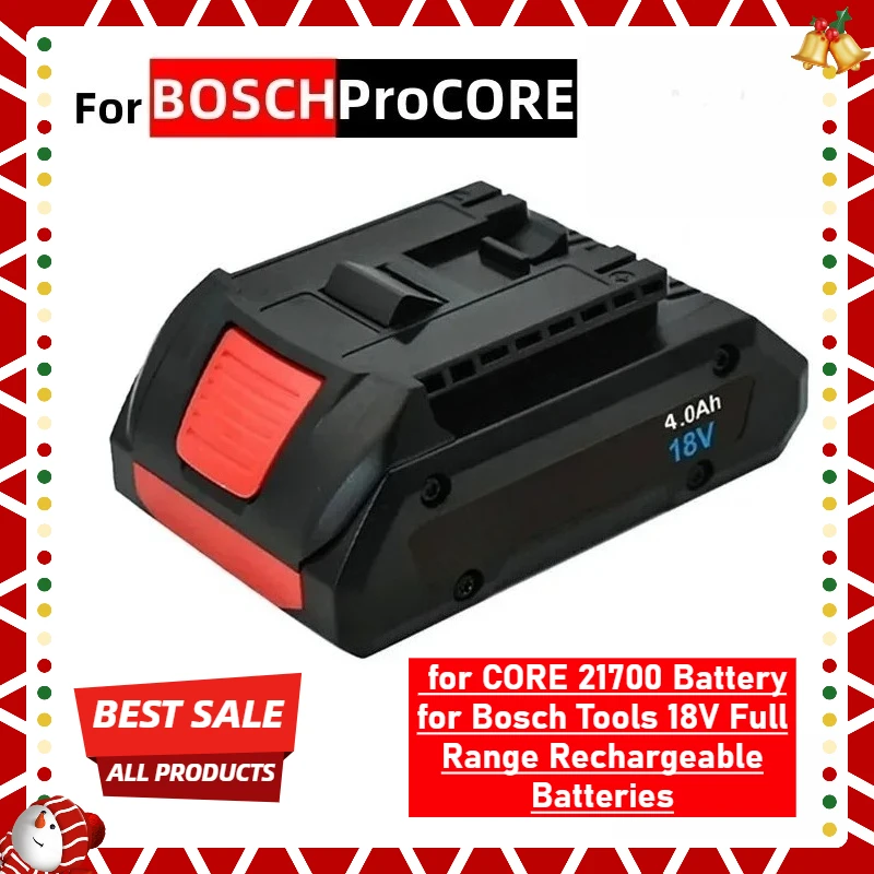 

18V High-end Series Replacement Battery Pro for CORE 21700 Battery for Bosch Tools 18V Full Range Rechargeable Batteries