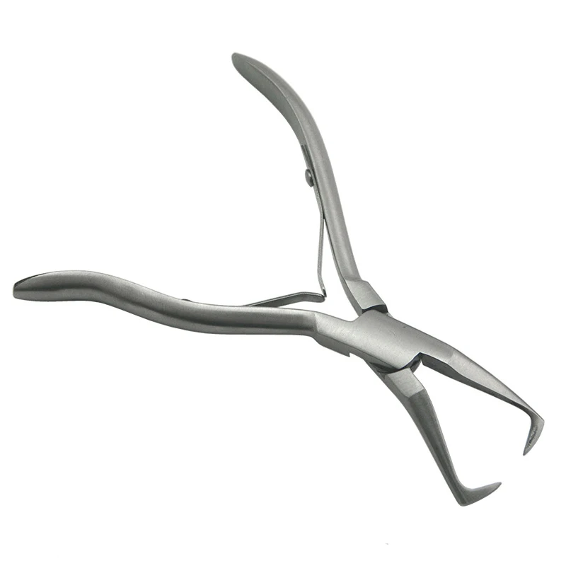 1 PC 5.5 inch Silver Stainless Steel Clamp Hair Extension Plier with Two Hook Keratin Hair Extensions Removal Tools