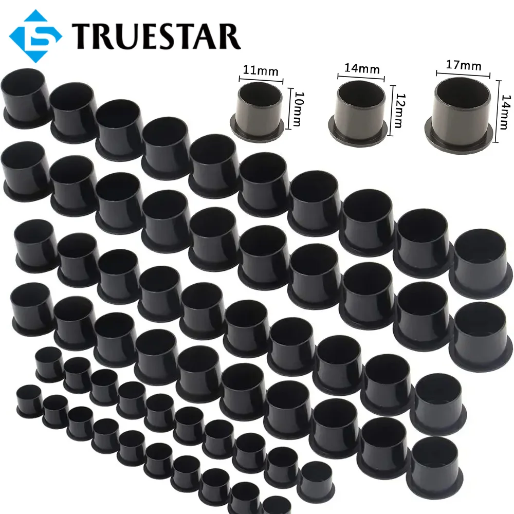 100PCS Black Tattoo Ink Cup with Base Disposable Tattoo Pigment Cap Cups Plastic 3 Sizes Tattoo Ink Holder Container Accessories