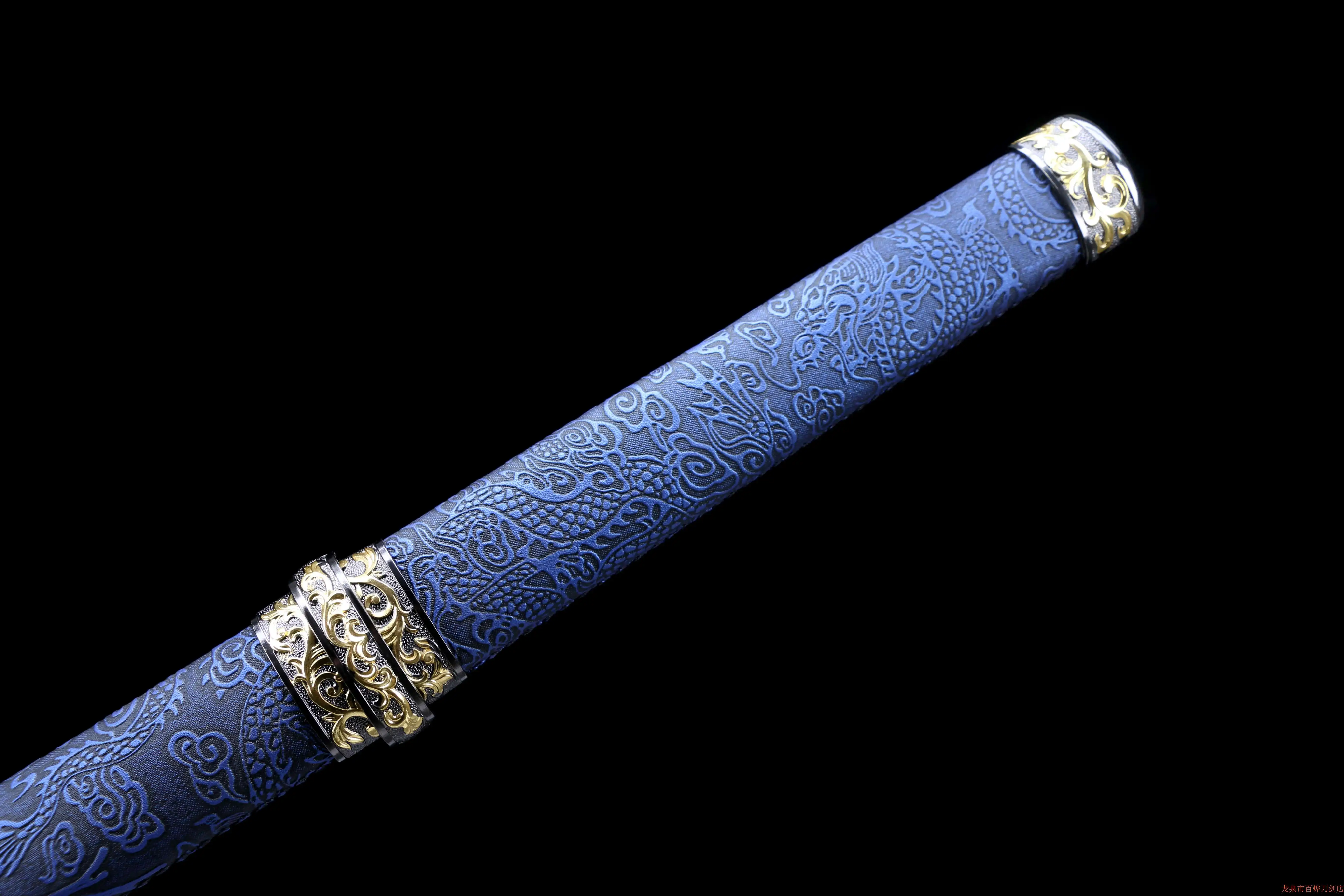 102 cm Medieval katana Blue Devil Sword full tang Battlefield Preparation Ninja Kung Fu Martial Arts Manganese Steel Templar Kni