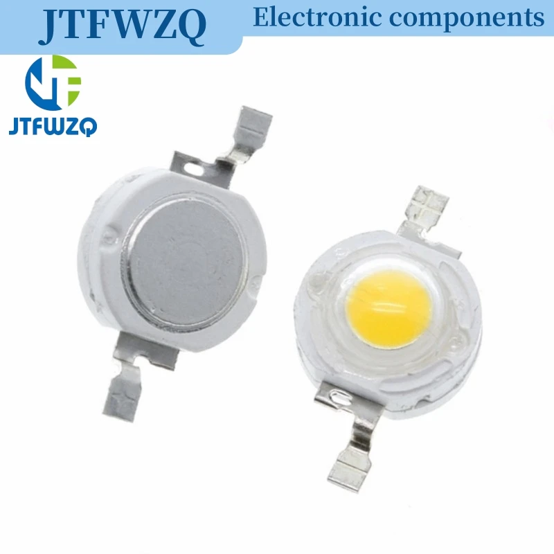 10PCS/LOT led 1W 100-120LM LED Bulb IC SMD Lamp Light Daylight white/warm white High Power 1W LED Lamp bead