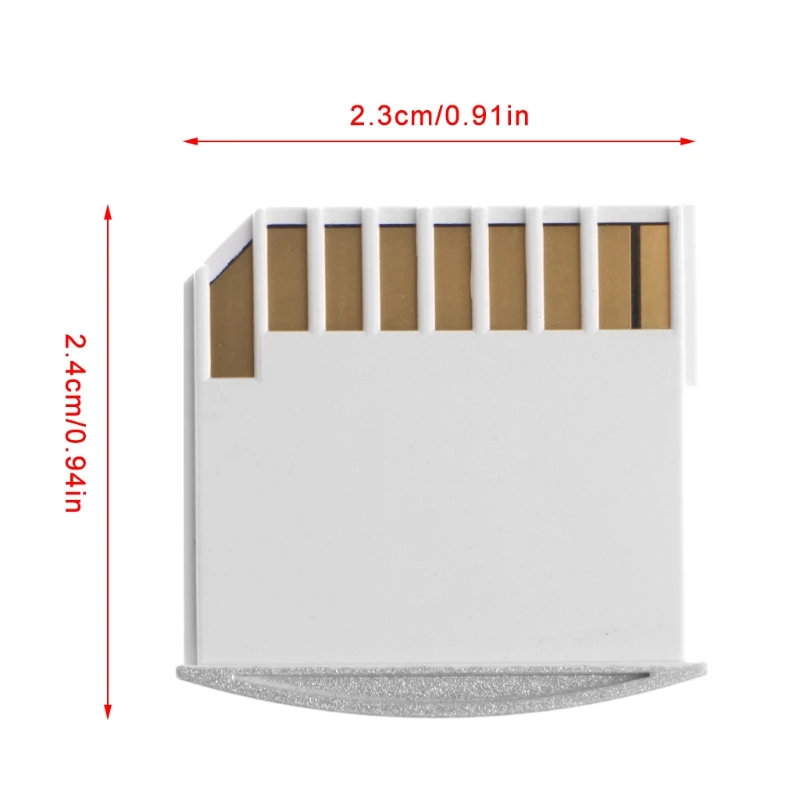 MicroSD TF to SD Card Reader Adapter Dust-proof Plug Support Micro SD / SDHC / SDXC 64GB Memory for Macbook Air