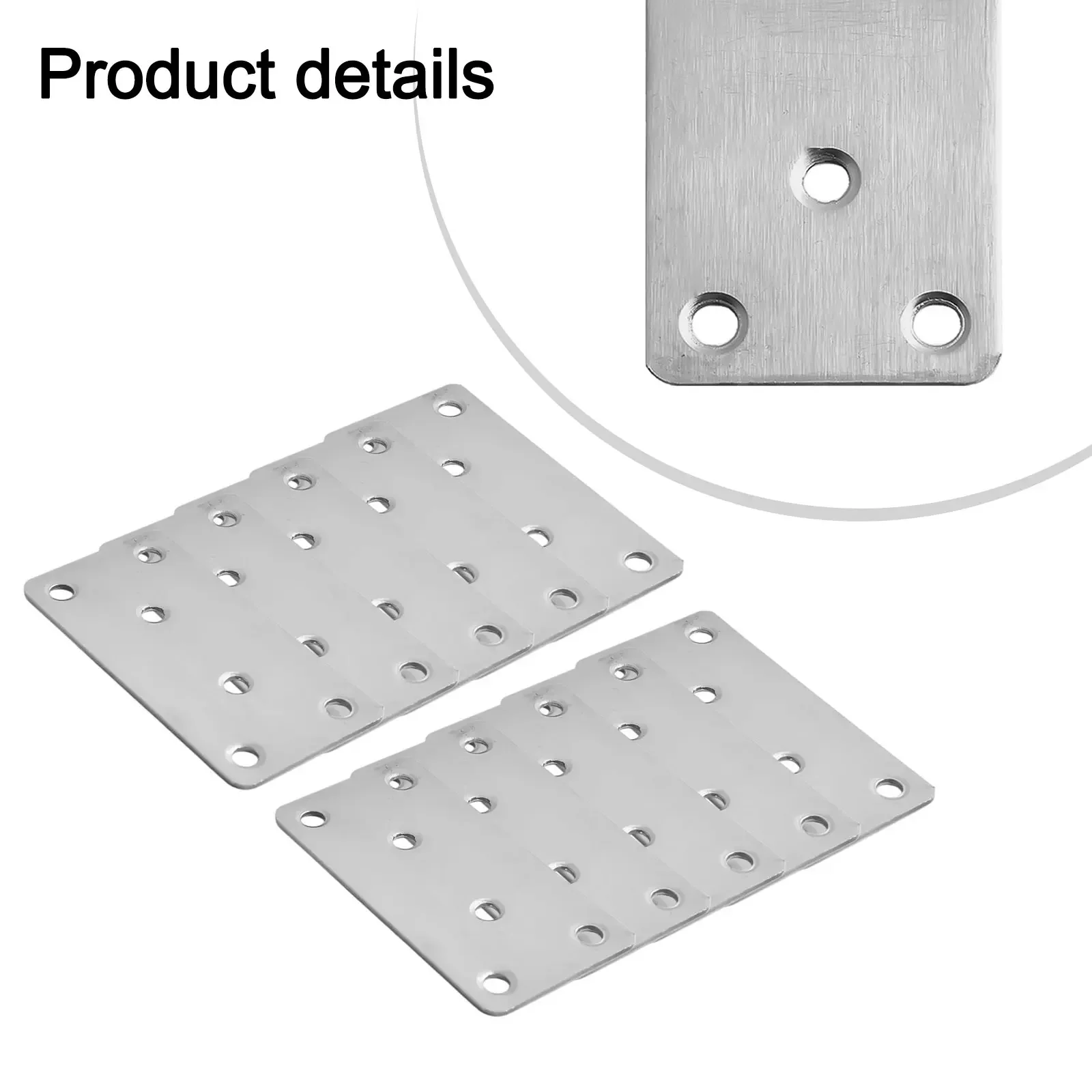 

Straight Brackets Flat Brackets Heavy Duty Brackets 6 Holes Design Furniture Connectors For Connecting Furniture