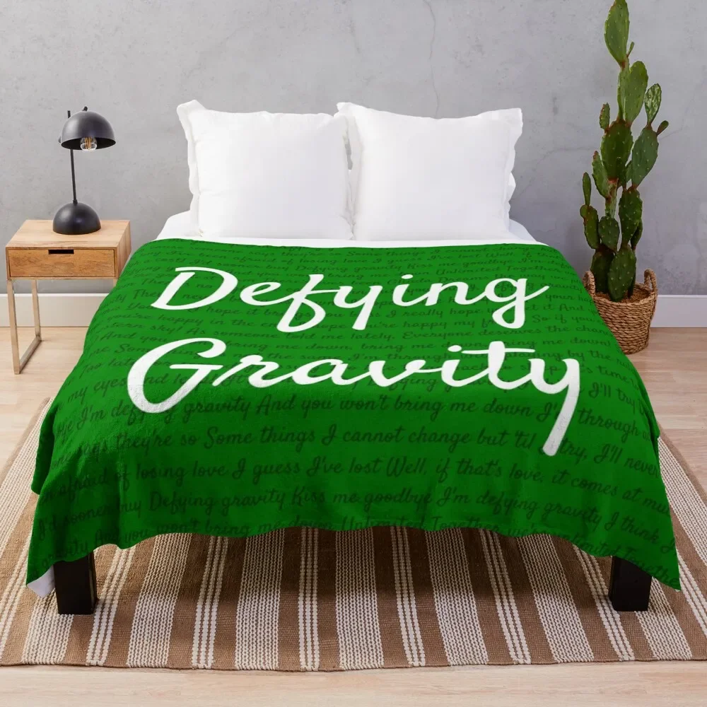 

Defying gravity Throw Blanket Ultra Soft Flannel Fleece Blanket for All Seasons