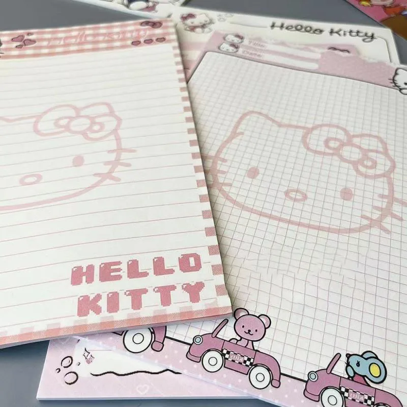 New Kawaii Cute Sanrio Hellokitty Notepad Stationery Notebook B5 Student High Color Value Anime Birthday Gifts Girlfriend Gifts