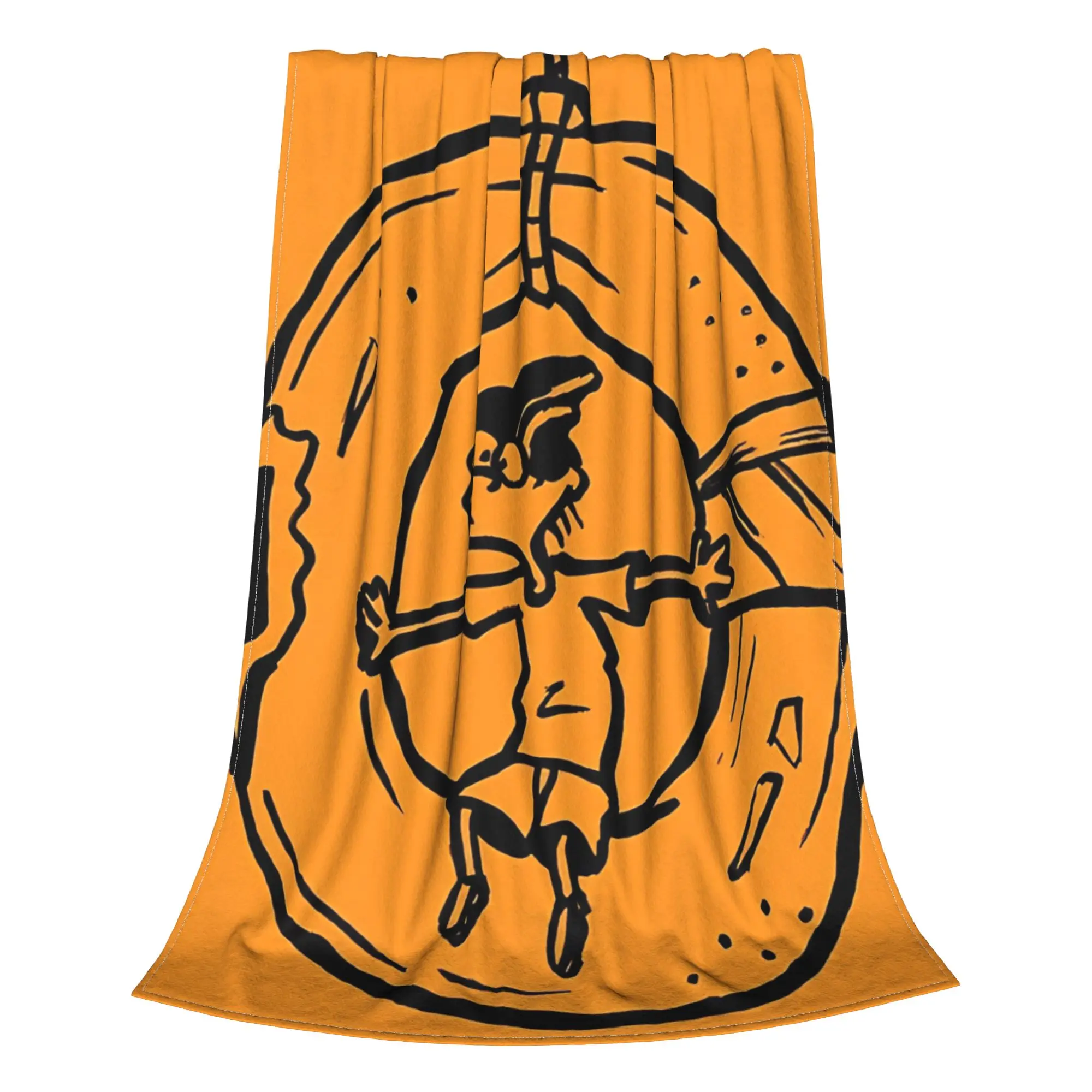 1PC Home Cute Room Decor 90s cartoon Blanket Throw Blanket Ed  Edd  Eddy Novelty Warm Blanket All Season