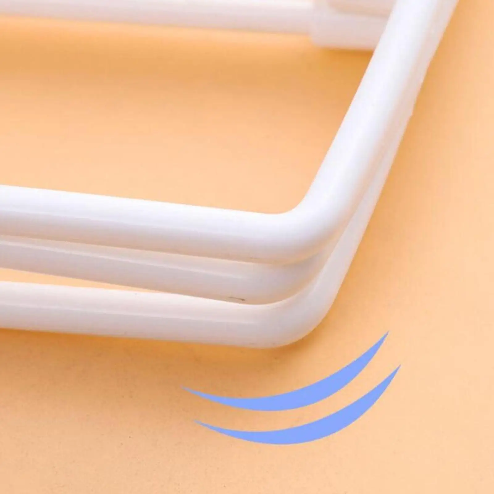 2 Pieces Swim Trunks Hanger Swim Shorts Holder Space Saving Bathing Trunks Hanger Swimwear Hanger for Organizer Closet White