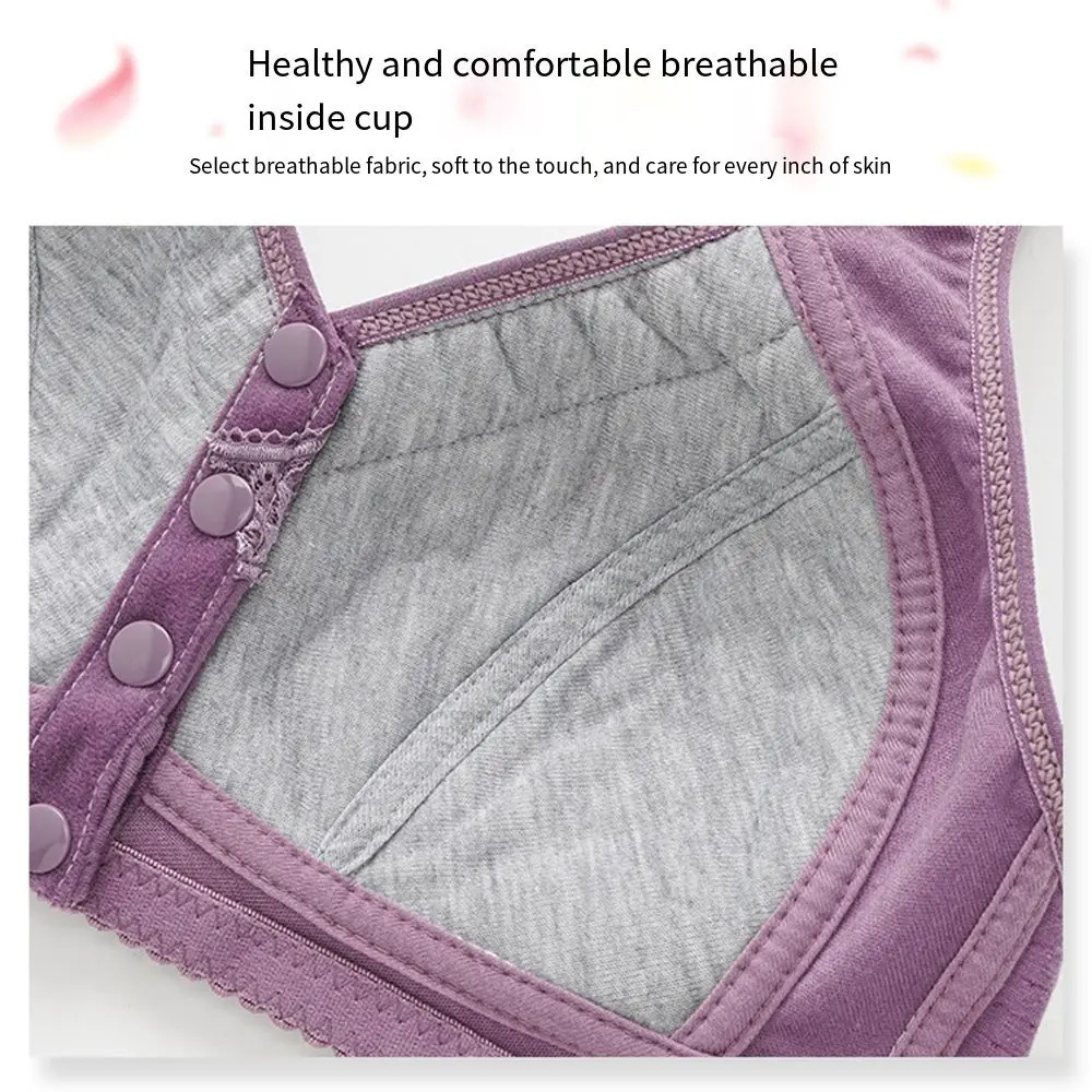 Comfortable Floral Printed Underwear Convenient Breathable Tank Top Bra Floral Printed Widened Shoulder Straps