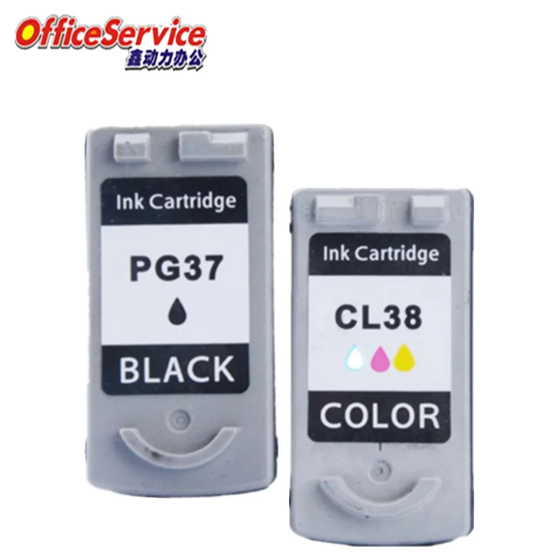 PG-37 CL-38 Ink Cartridge Compatible For Canon Pixma MP140 MP190 MP210 MP220 MP470 iP1900 iP2500 iP2600 MX300 iP1800 printer