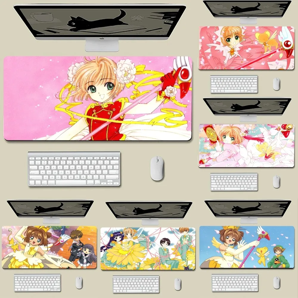 

Anime C-Cardcaptor Sakura Mousepad New Arrivals Large Gaming Mousepad L XL XXL Gamer Mouse Pad Size For Keyboards Mat