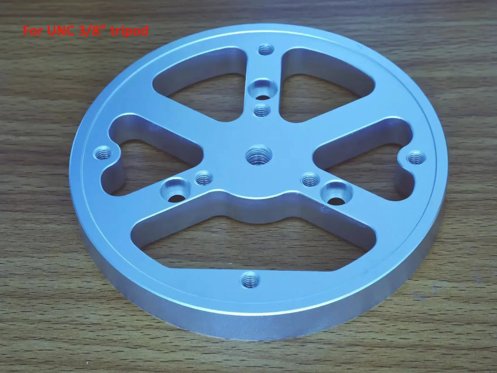 

juwei-17 Equatorial mount Adapter base EQ3 EQ5 EQ6 3/8" Tripod Connecting accessories CEM40 adapter plate Stainless steel