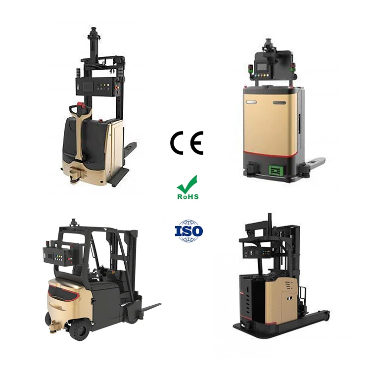 Fabrik 600 kg PayLoad kabelloser mobiler Paletten-AGV-Roboter mit SLAM-QR-Navigation für industrielle, hochautomatische Erkennung