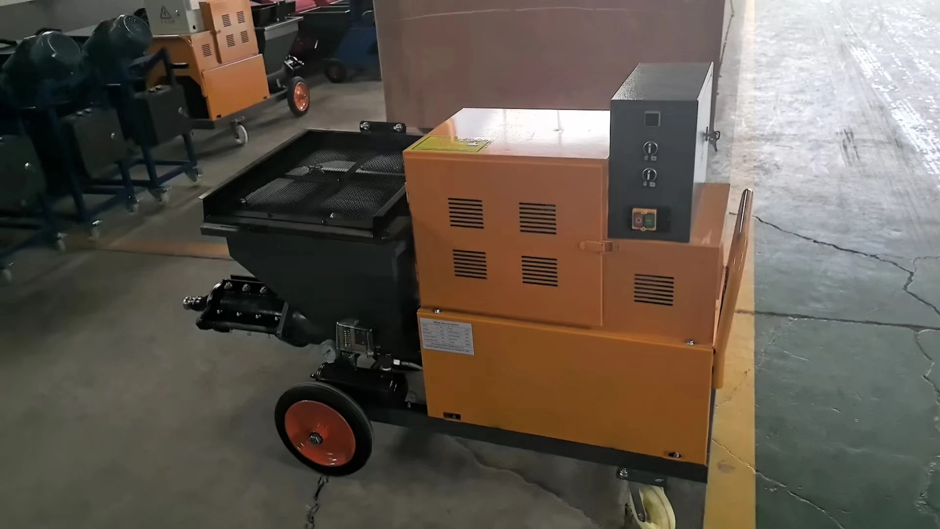 몰탈 스프레이 기계 펌프 시멘트 미장 전기 콘크리트 기계 벽 미장 기계