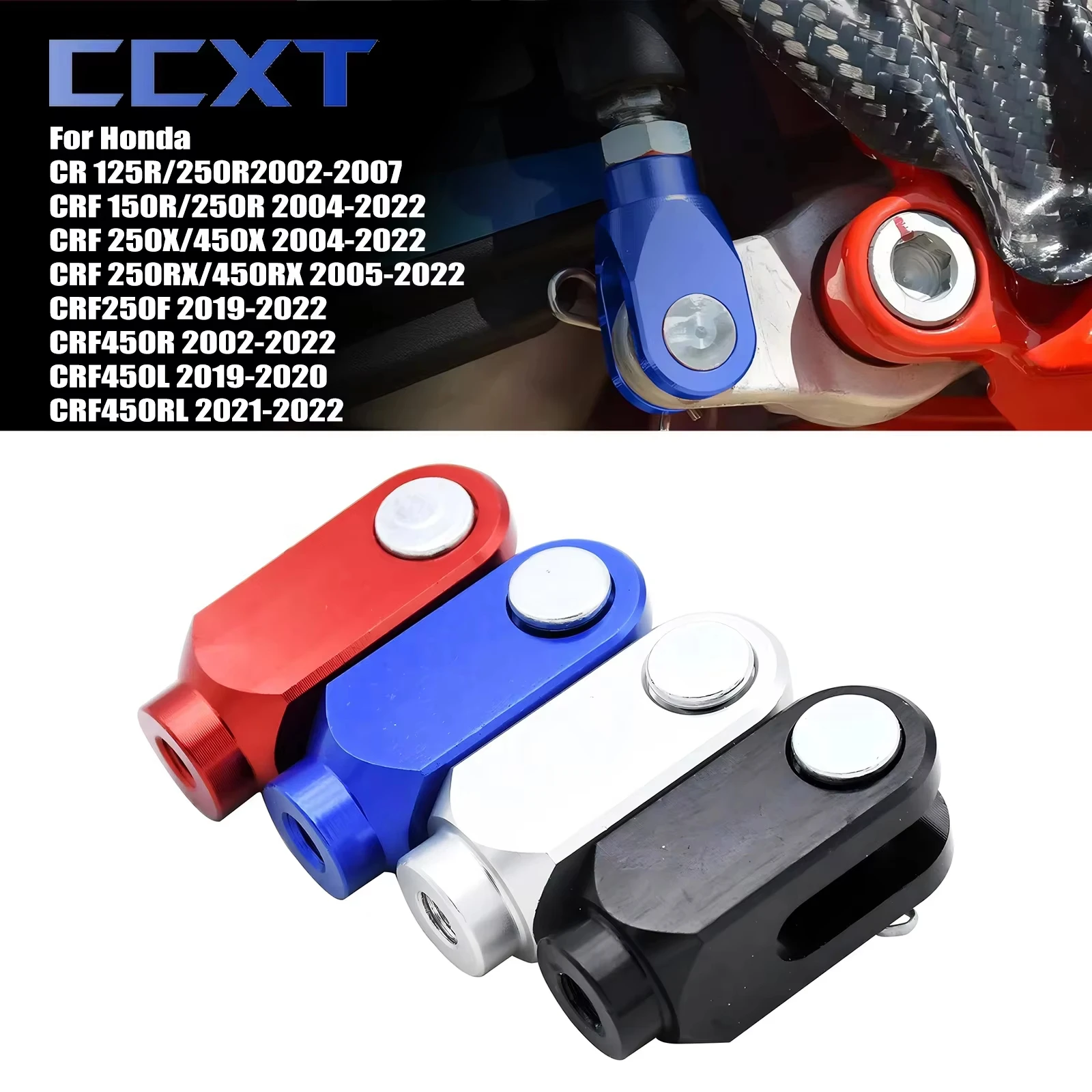 Задний тормозной колба мотоцикла с ЧПУ для HONDA CR250R CR125R 2002-2007 CRF450R CRF250R CRF250X CRF450X CRF150R 2002-2022 Универсальный