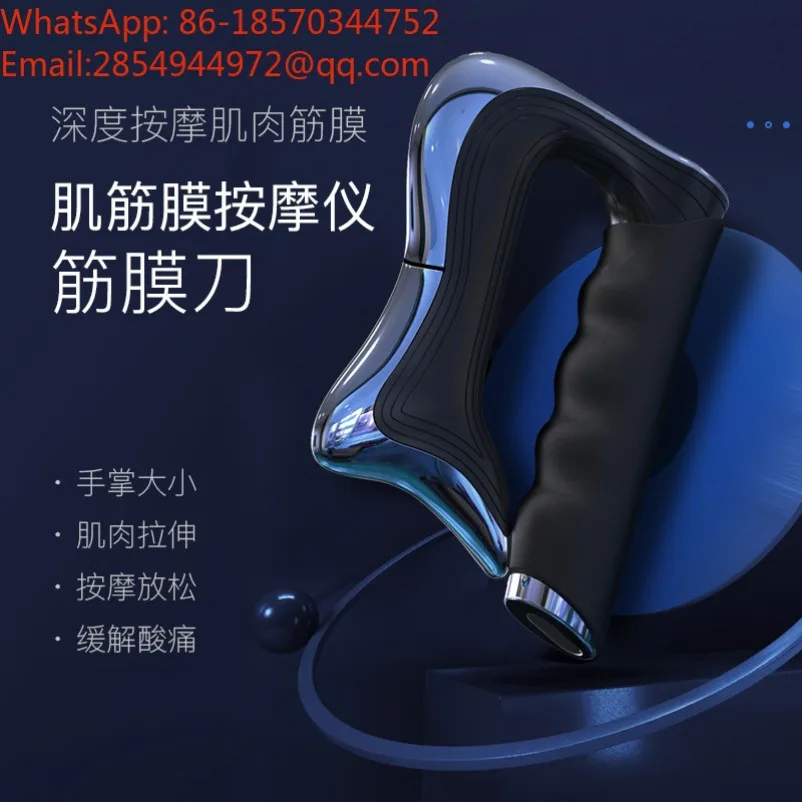 New Electric Fascia Knife Rechargeable Vibration Microcurrent Full Body Massager for Muscle Soreness Relief